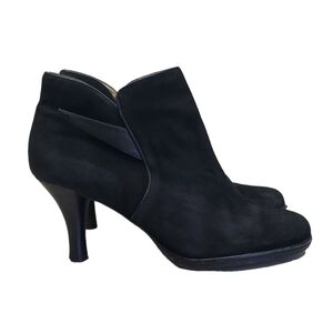 Sofft Womens Suede Comfort Heels Ankle Boots shoes sz 8M